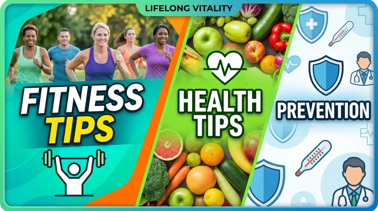 The Blueprint for Lifelong Vitality: Fitness Tips, Health Tips, and Disease Prevention — Health, Fitness & Prevention guide